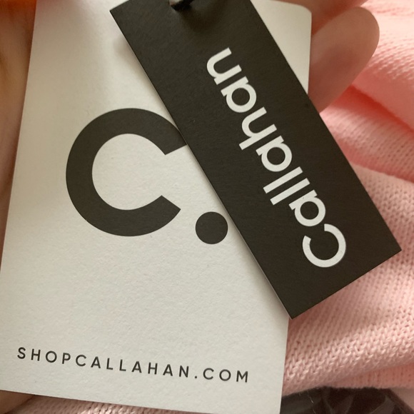 NWT. Revolve Callahan pink knit sleeveless crop - Picture 5 of 5